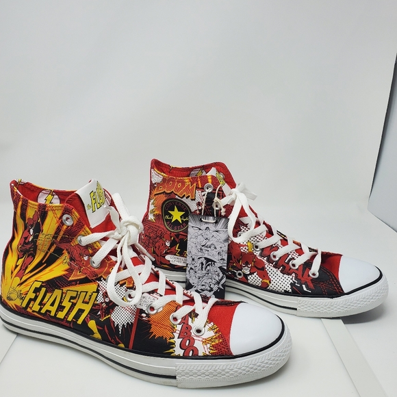 Converse DC Comics Flash Shoes
